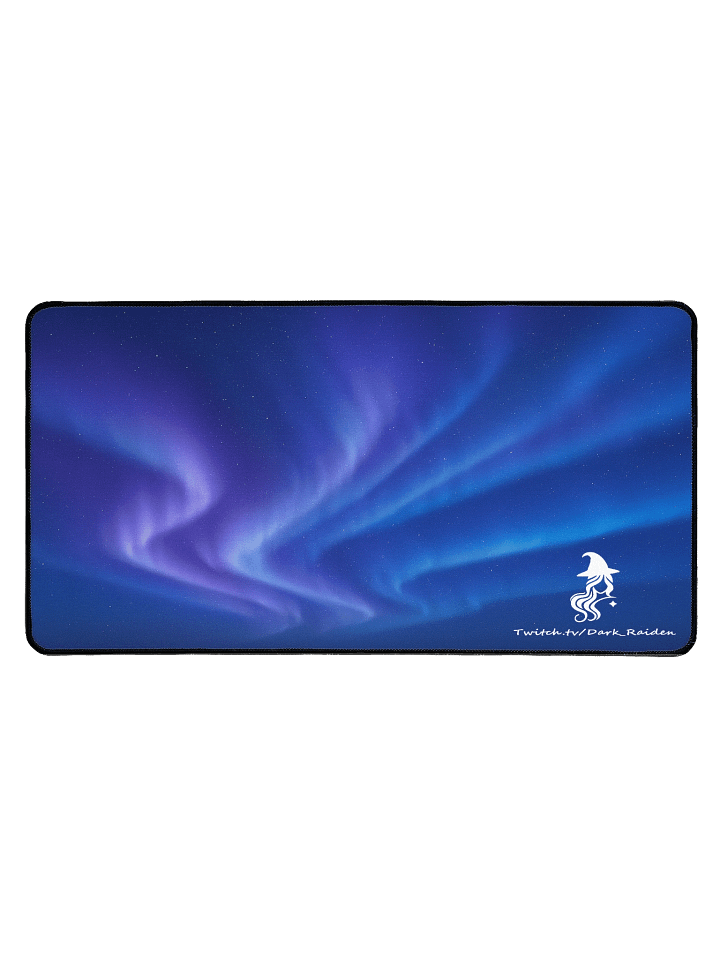 Logo, Aurora Borealis Mouse Mat - Blue & Purple product image (1)
