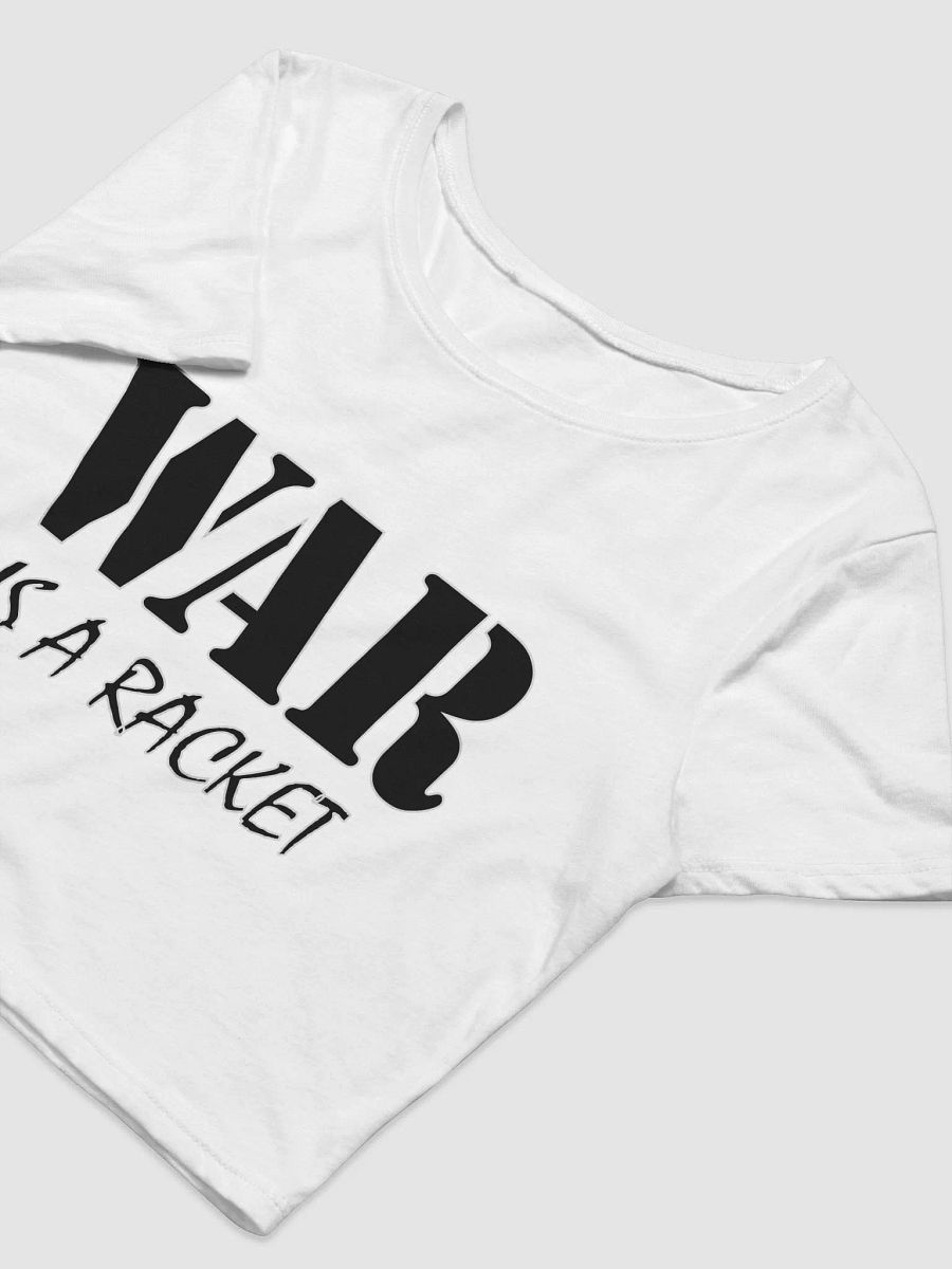 War Is A Racket - Bella+Canvas Women's Crop Tee product image (3)