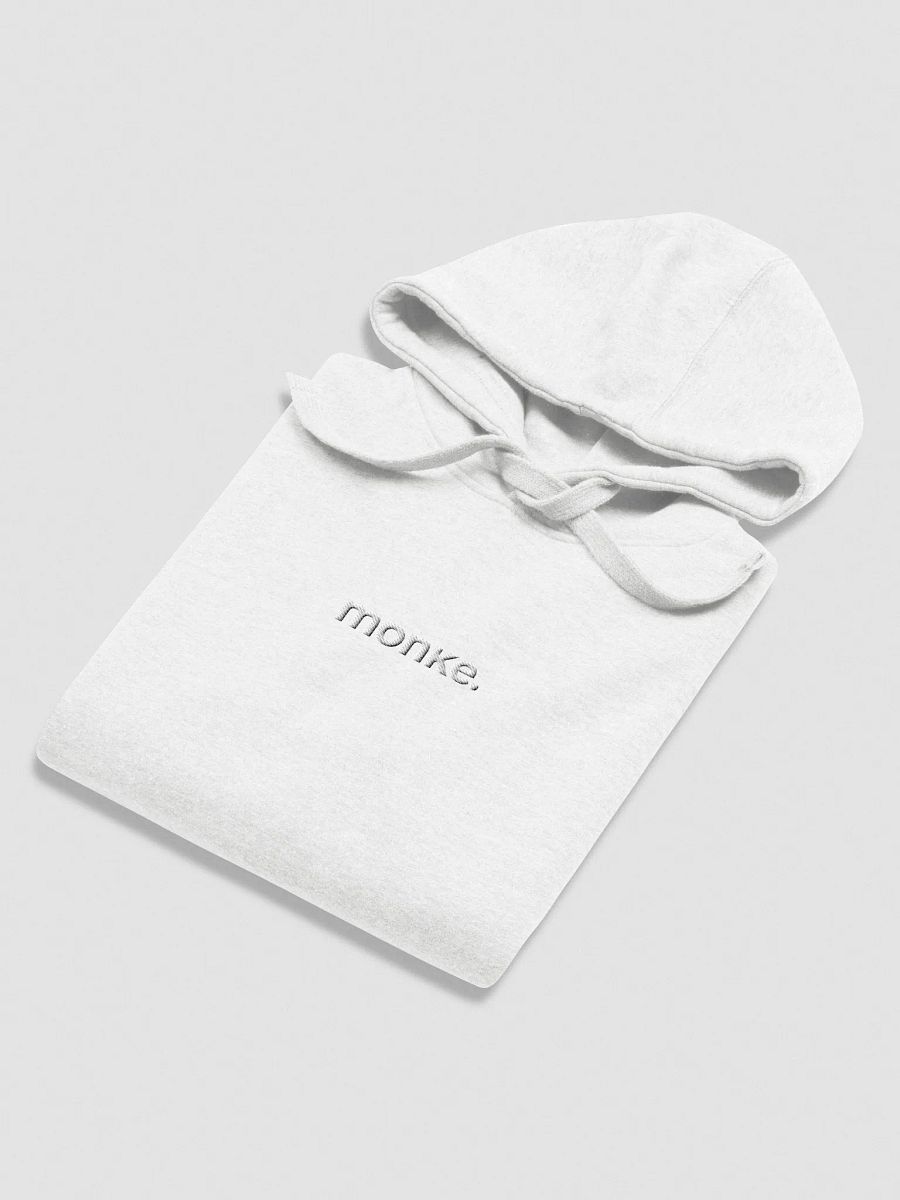 monke. Hoodie Whiteout (Embroidered) product image (4)