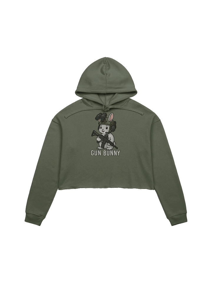 Women's Gun Bunny Crop Hoodie product image (1)