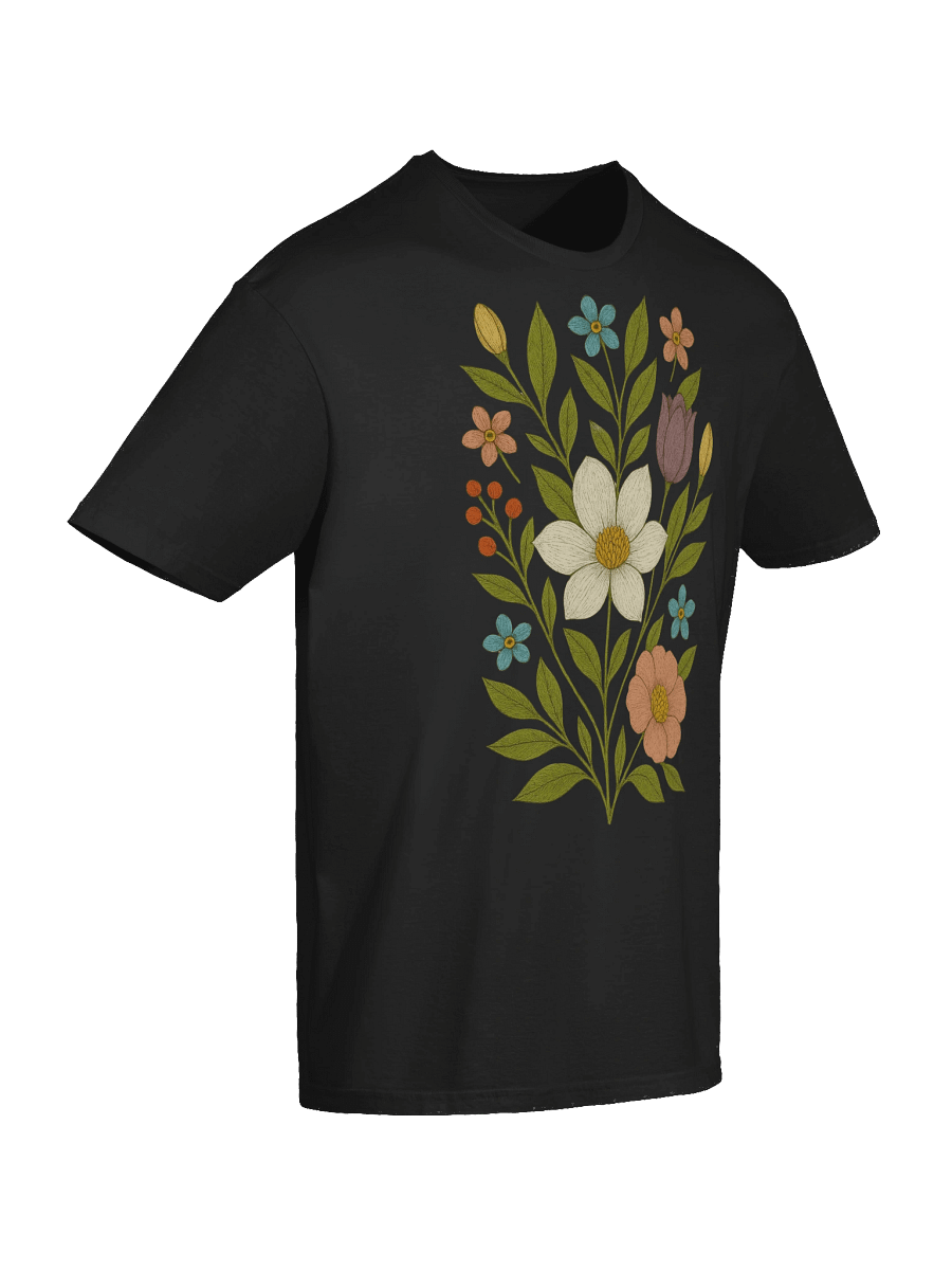 🌼 "Harmony in Nature T-Shirt – Peaceful Butterfly & Flower Calm Tee" product image (146)