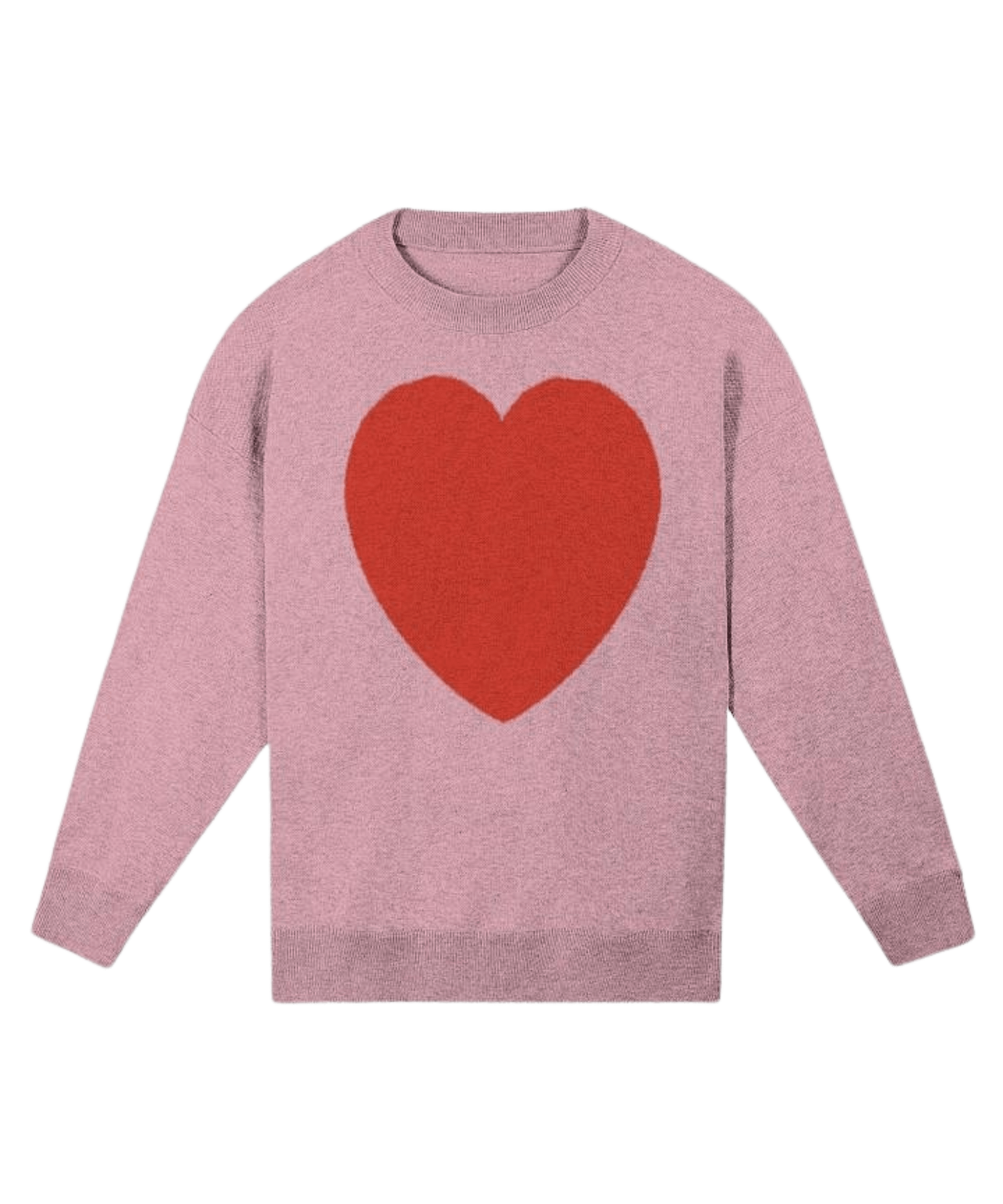 Heart Knitted Relaxed Sweater 1/2 product image (1)