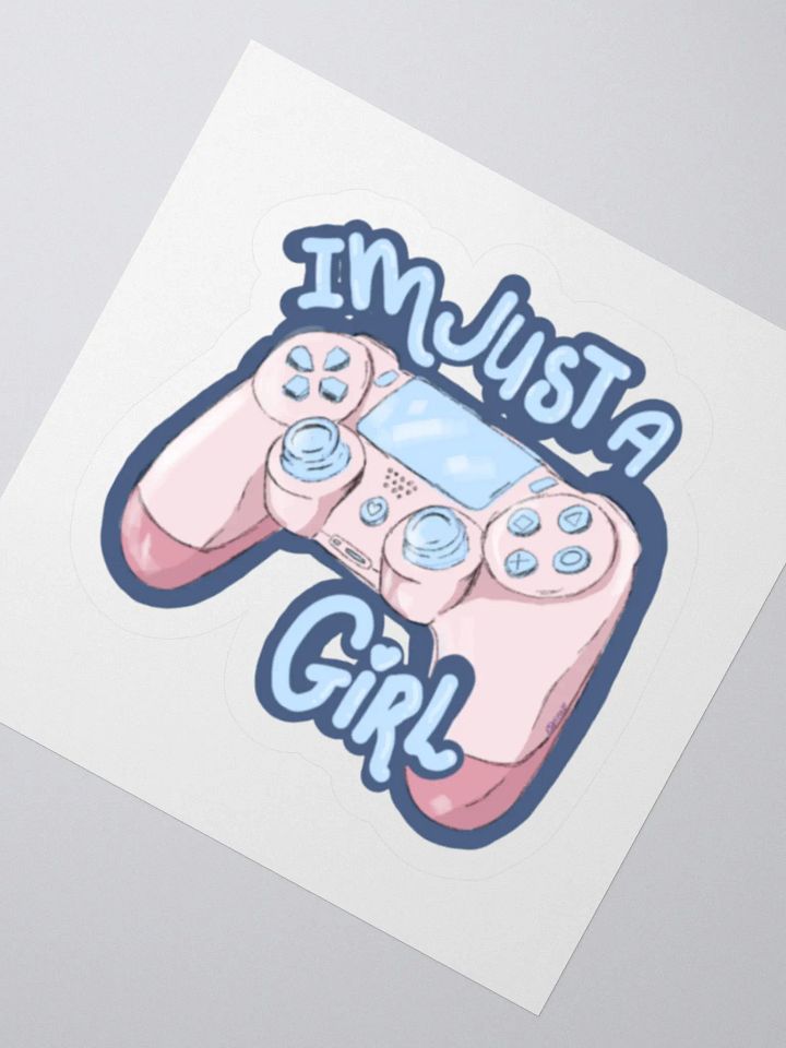 GAMER QUEENS just a girl sticker product image (2)