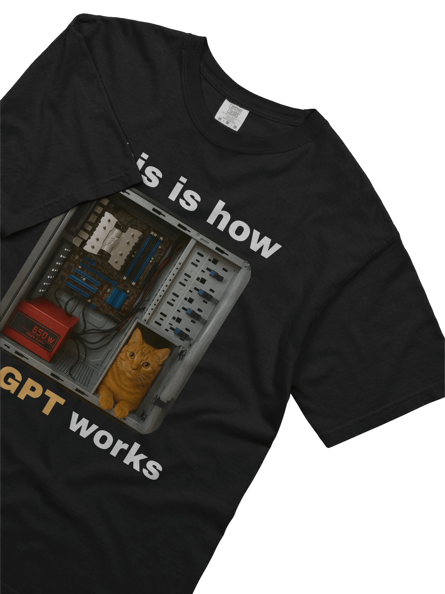 This is how CatGPT works-Tee product image (18)
