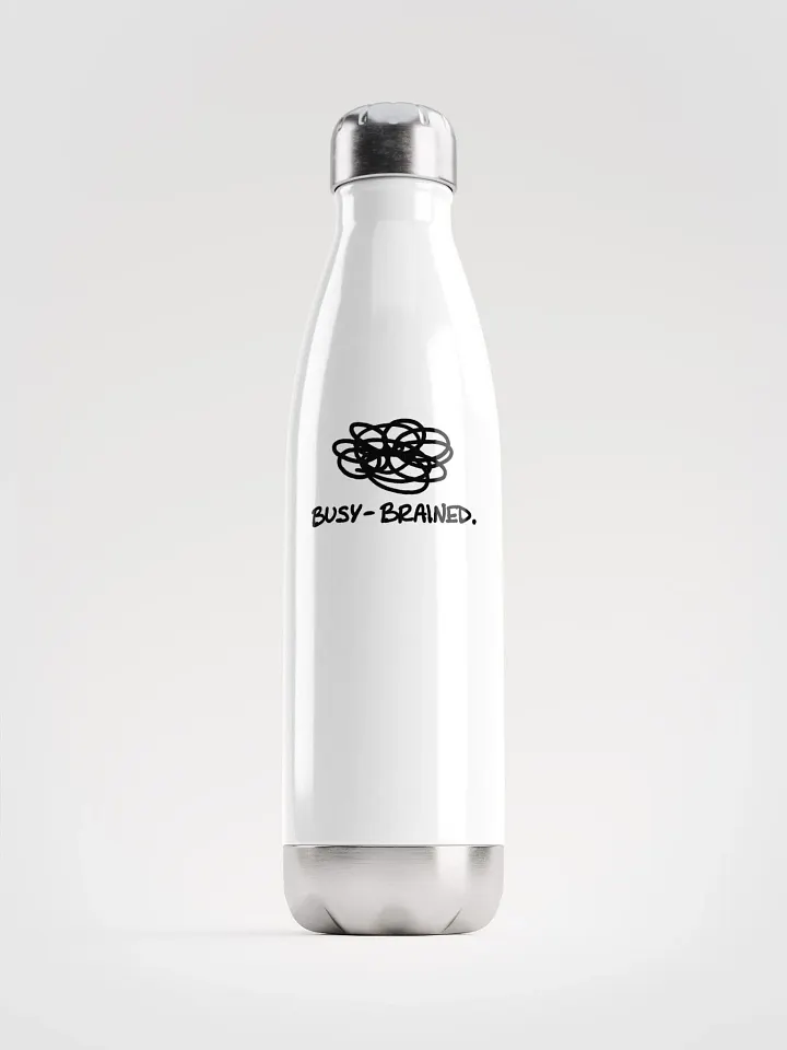 BUSY-BRAINED stainless steel water bottle product image (2)