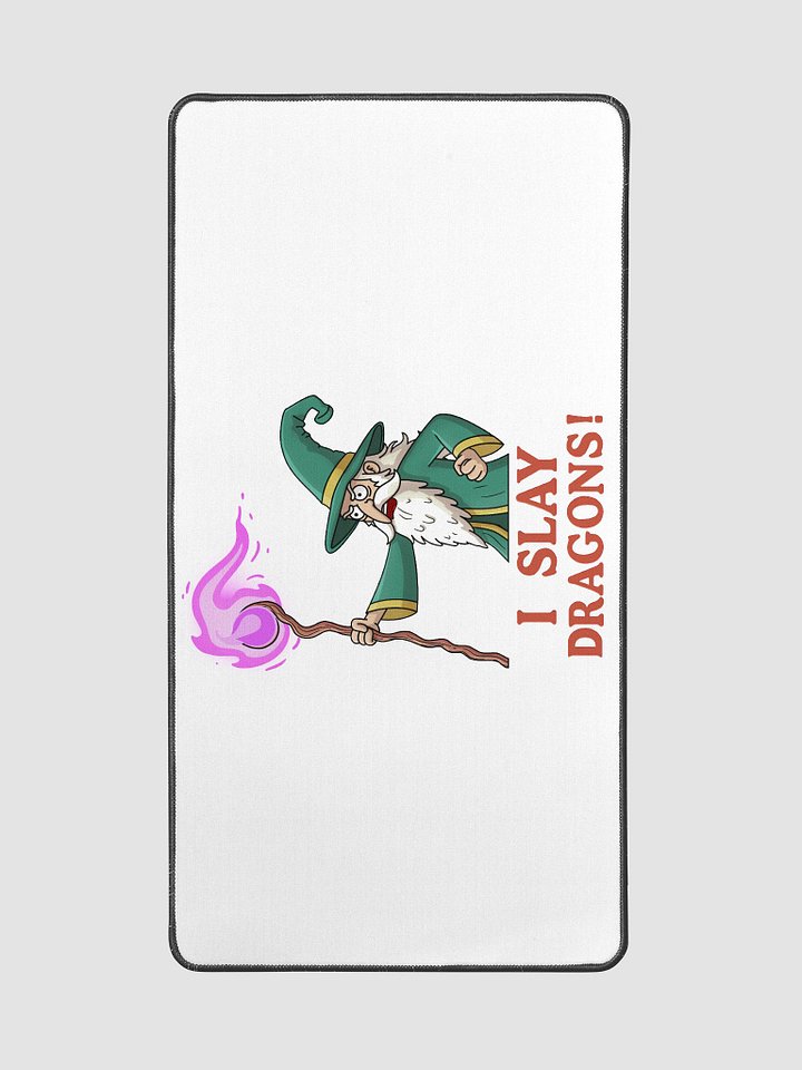 “I Slay Dragons” – Jon Arthon Wizard Desktop Mat product image (2)