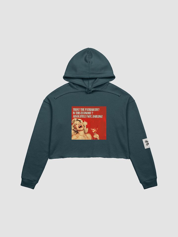 Trust The Patriarchy? Cropped Hoodie product image (3)