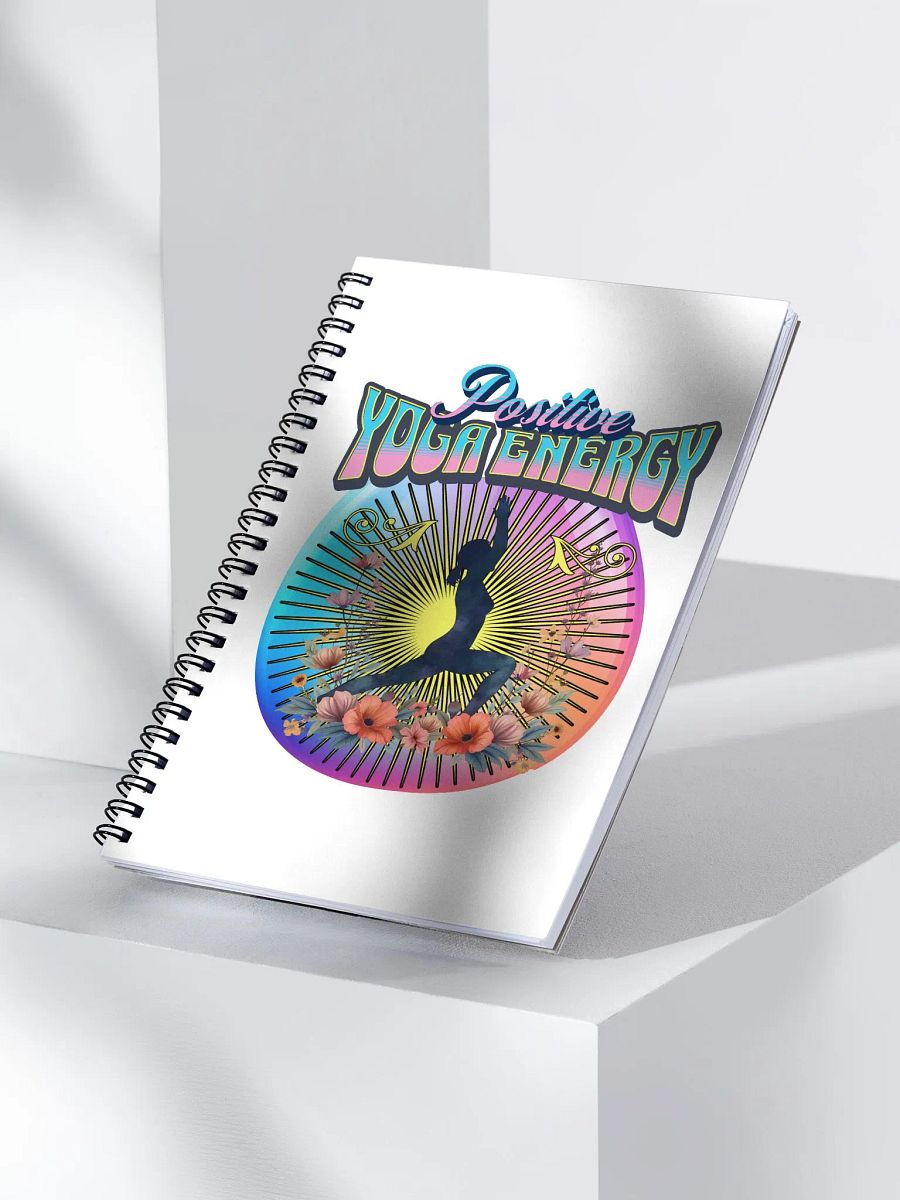 Positive Yoga Energy Radiant Serenity Spiral Notebook product image (3)