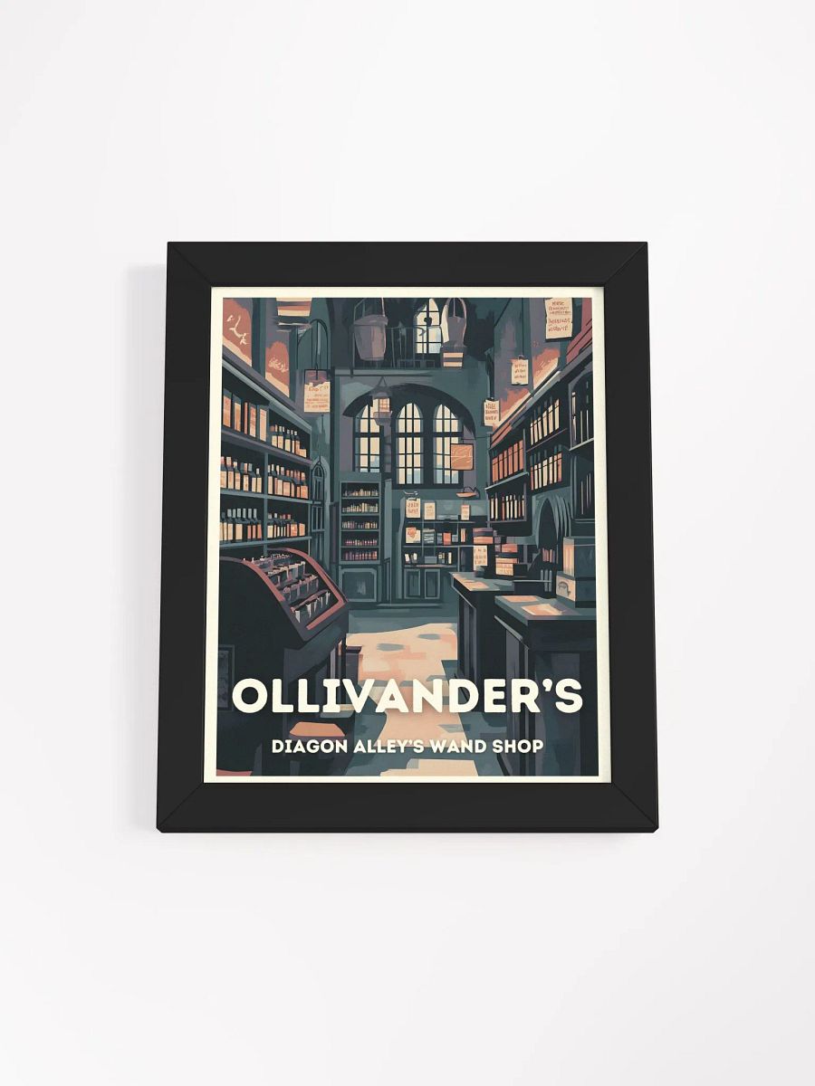 Ollivanders Wand Shop Vintage Travel Poster product image (1)