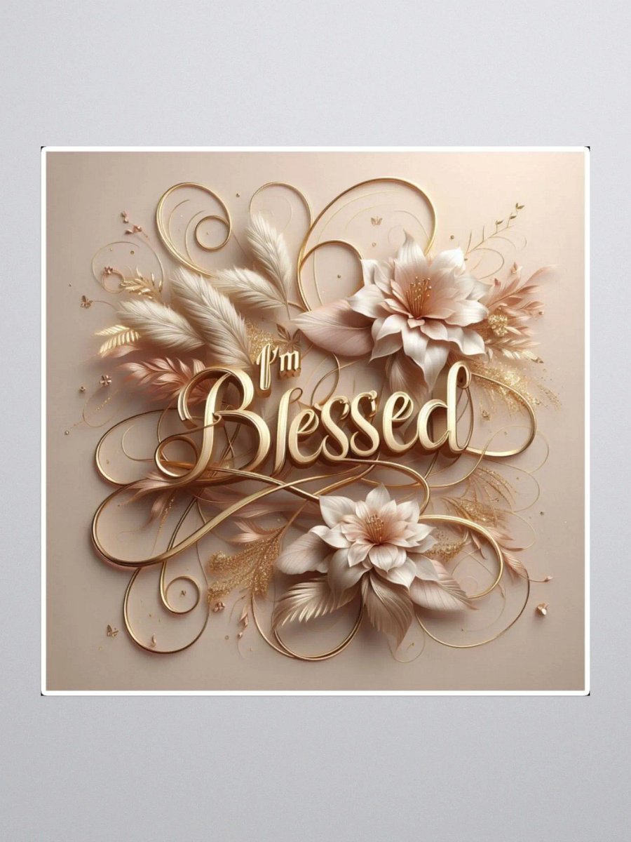 Positive Affirmation Stickers - I'm Blessed product image (4)