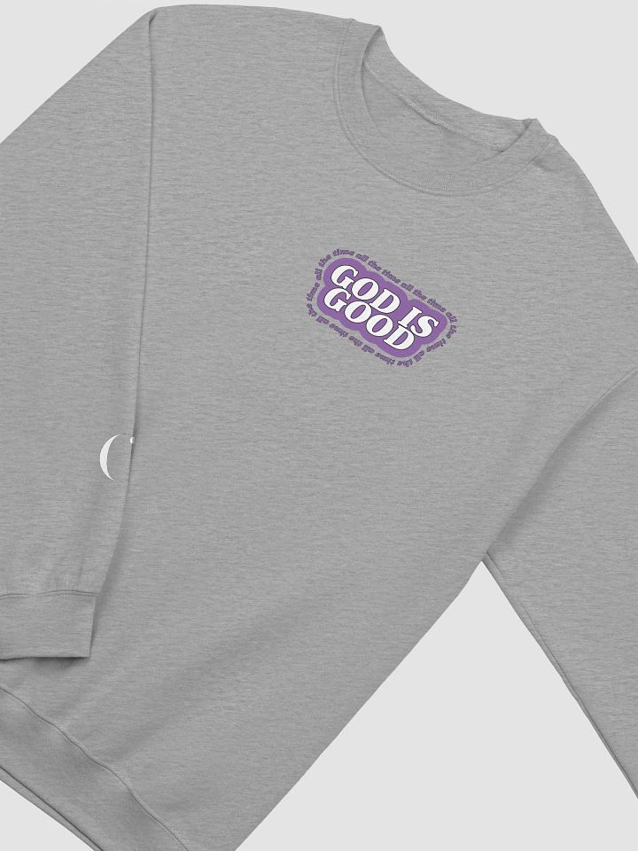 PURPLE God is Good Sweatshirt product image (14)