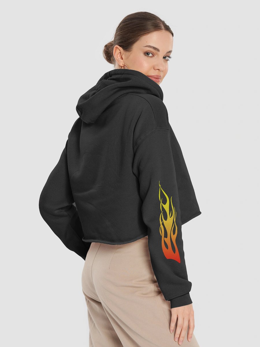 SickSadWorld Flame Crop Hoodie product image (6)