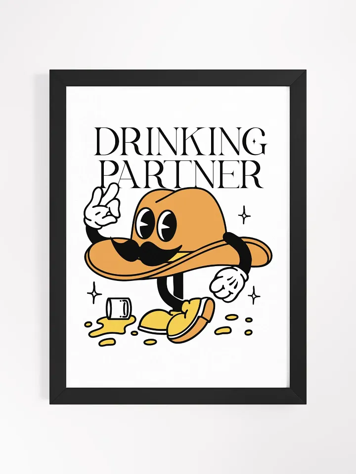 Drinking Partner - Framed Poster product image (1)
