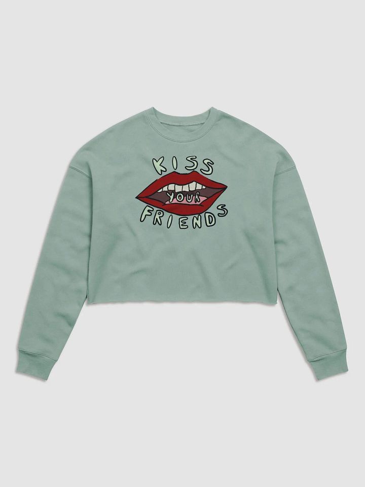 Kiss Your Friends Cropped Sweatshirt product image (1)