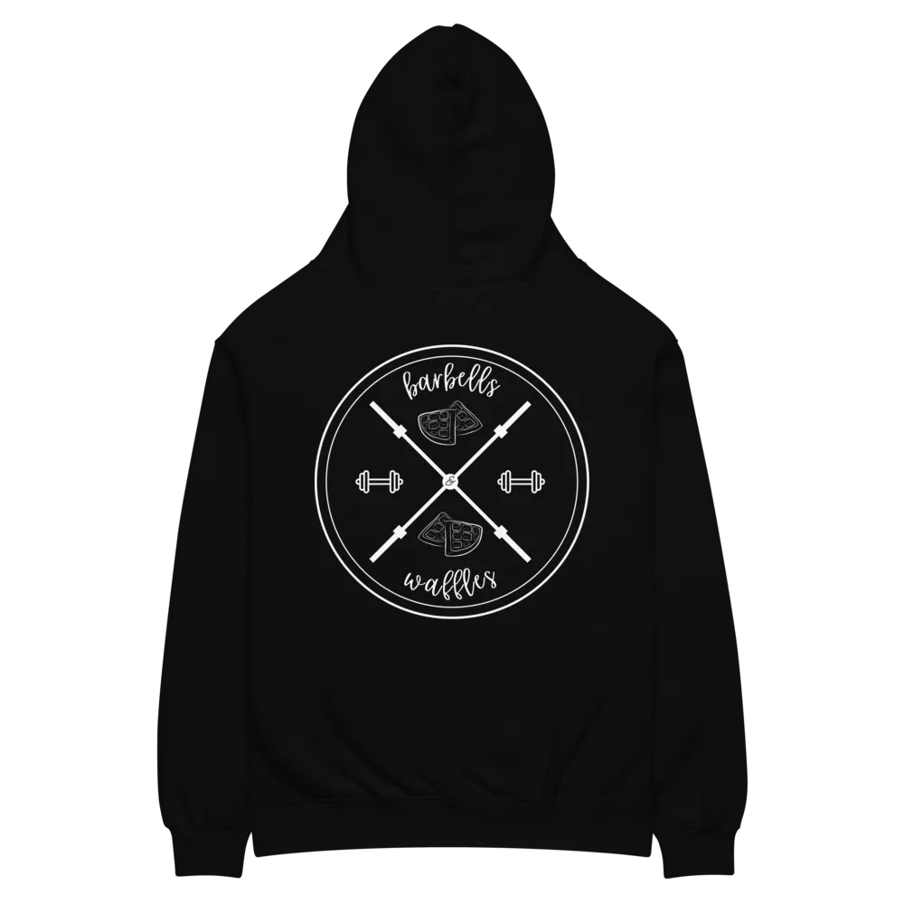 Barbells & Waffles X Emblem Unisex Hoodie product image (2)