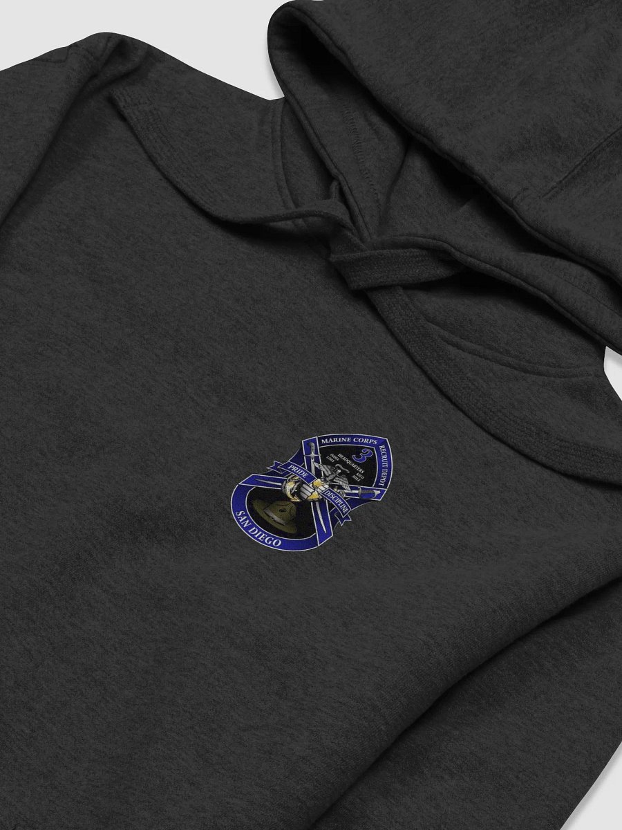 3rd Recruit Training Battalion San Diego Dark Hooded Sweatshirt product image (3)