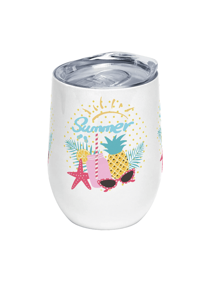 Tropical Vibes Wine Tumbler Trio summer fun gift for moms ladies gents friends colleagues product image (1)