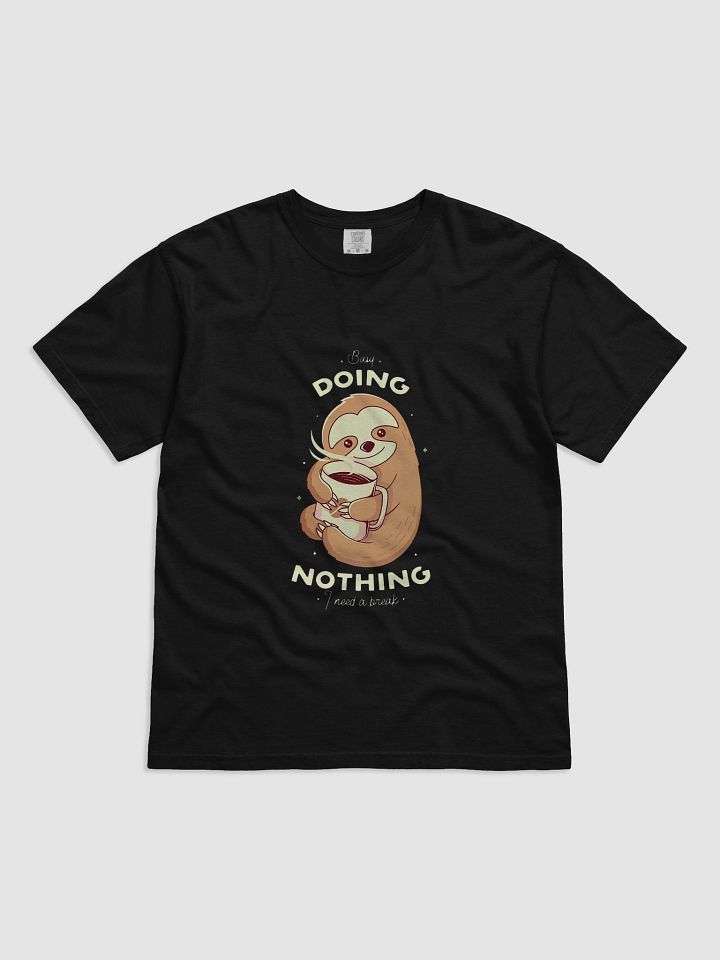 Sloth's Serene Sip T-Shirt product image (1)