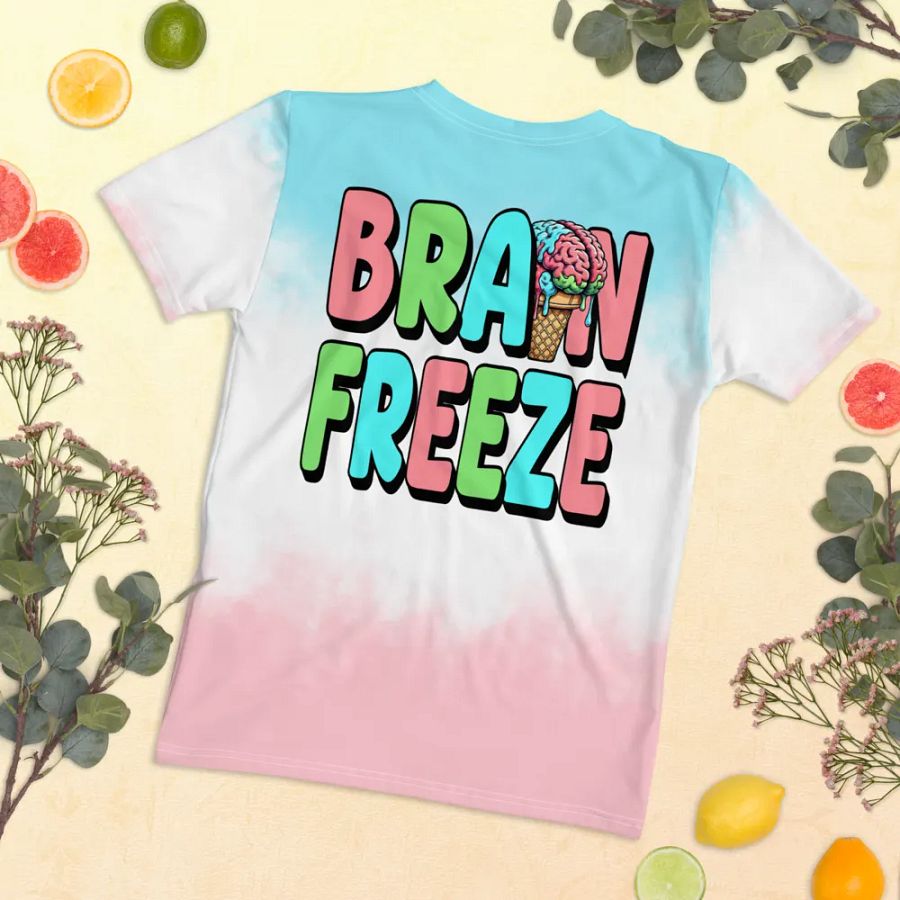 Brain Freeze Women's Crew Neck T-Shirt product image (11)