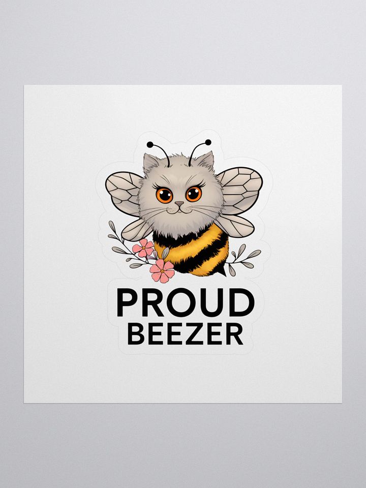 Proud Beezer Kiss Cut Stickers product image (1)