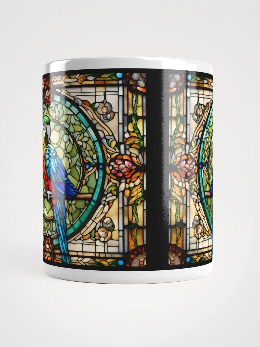 #004 - Catalina Macaw Stained Glass Mug product image (10)