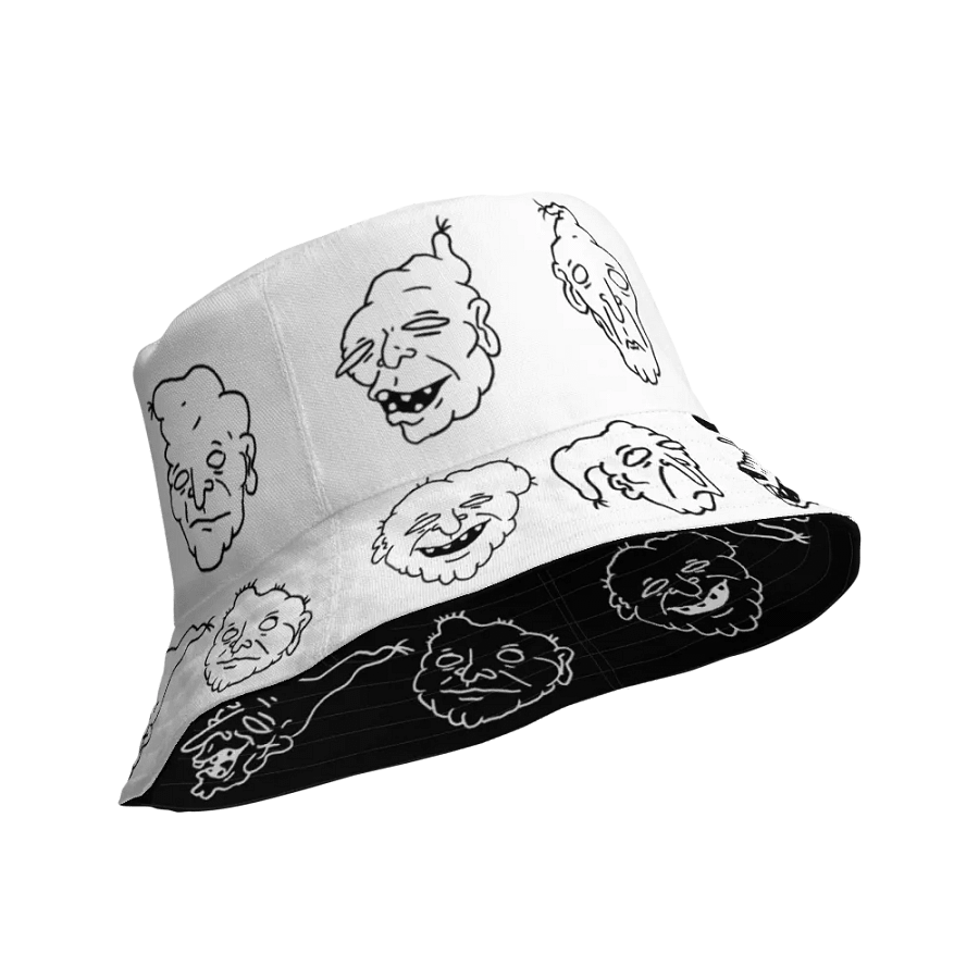 DOODLE BUCKET (WHITE REVERSABLE) product image (7)