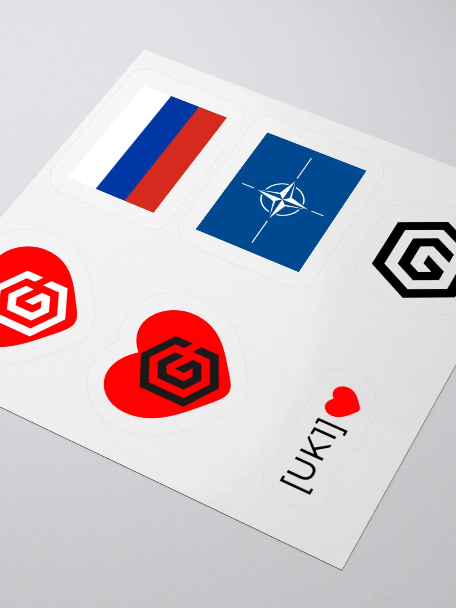 UK1 Tactical Sticker Sheet – Flaunt your loyalty product image (3)