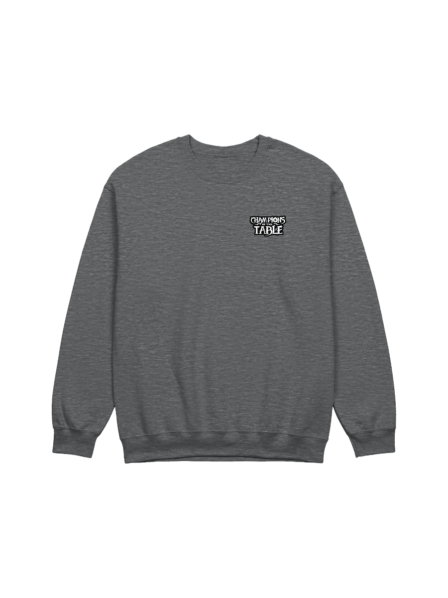 Champions of The Table - Corner Logo Sweater (Black & White) product image (1)