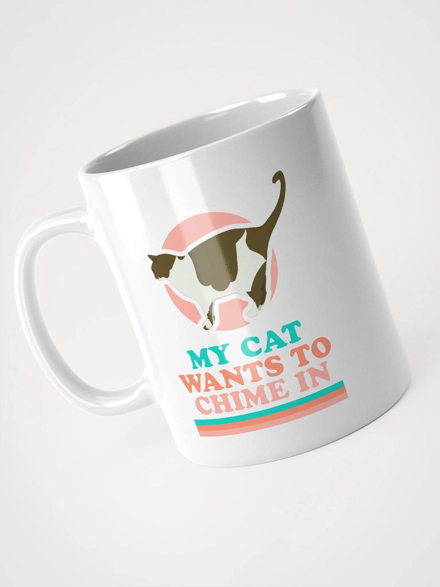 Cat Chime - White Mug product image (6)