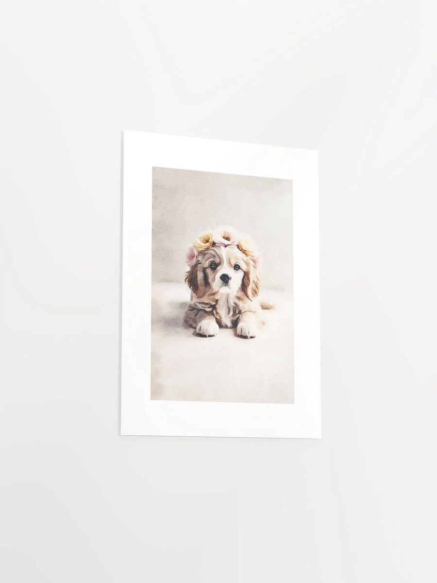 Cute Puppy Passepartout Print product image (23)