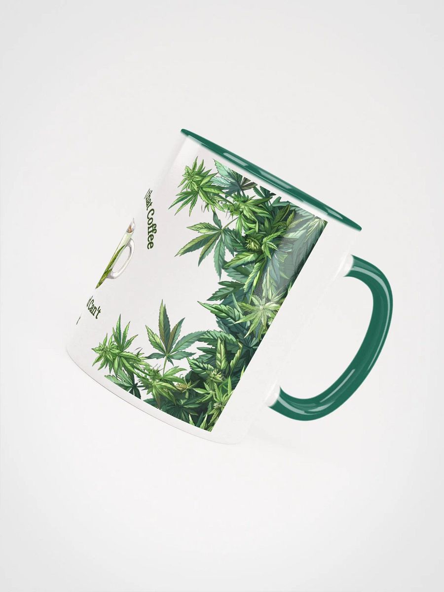 Vibrant Cannabis Leaf and Coffee Lovers Mug product image (5)
