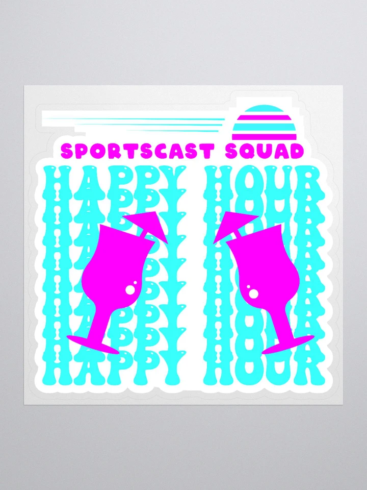 HAPPY HOUR COCKY STICKER product image (1)