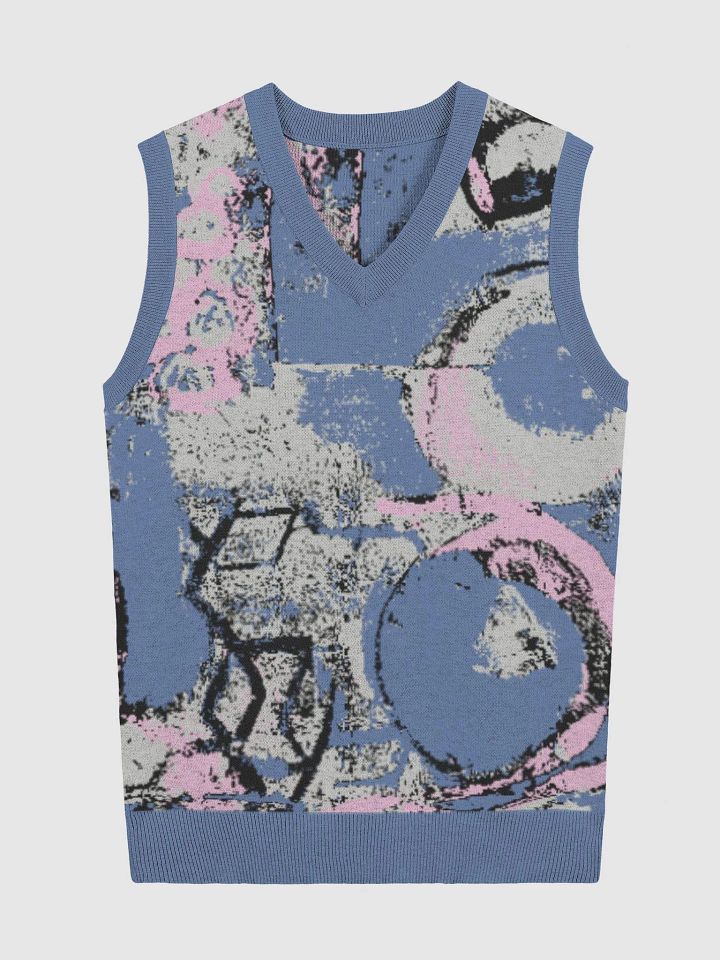 original art on knitted vest product image (2)