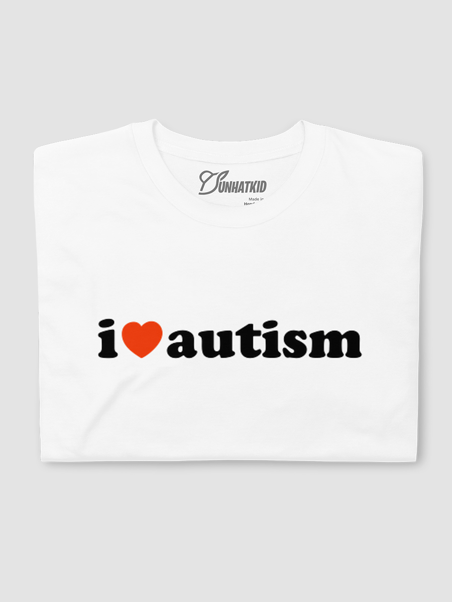 I Heart Autism White Tee product image (4)