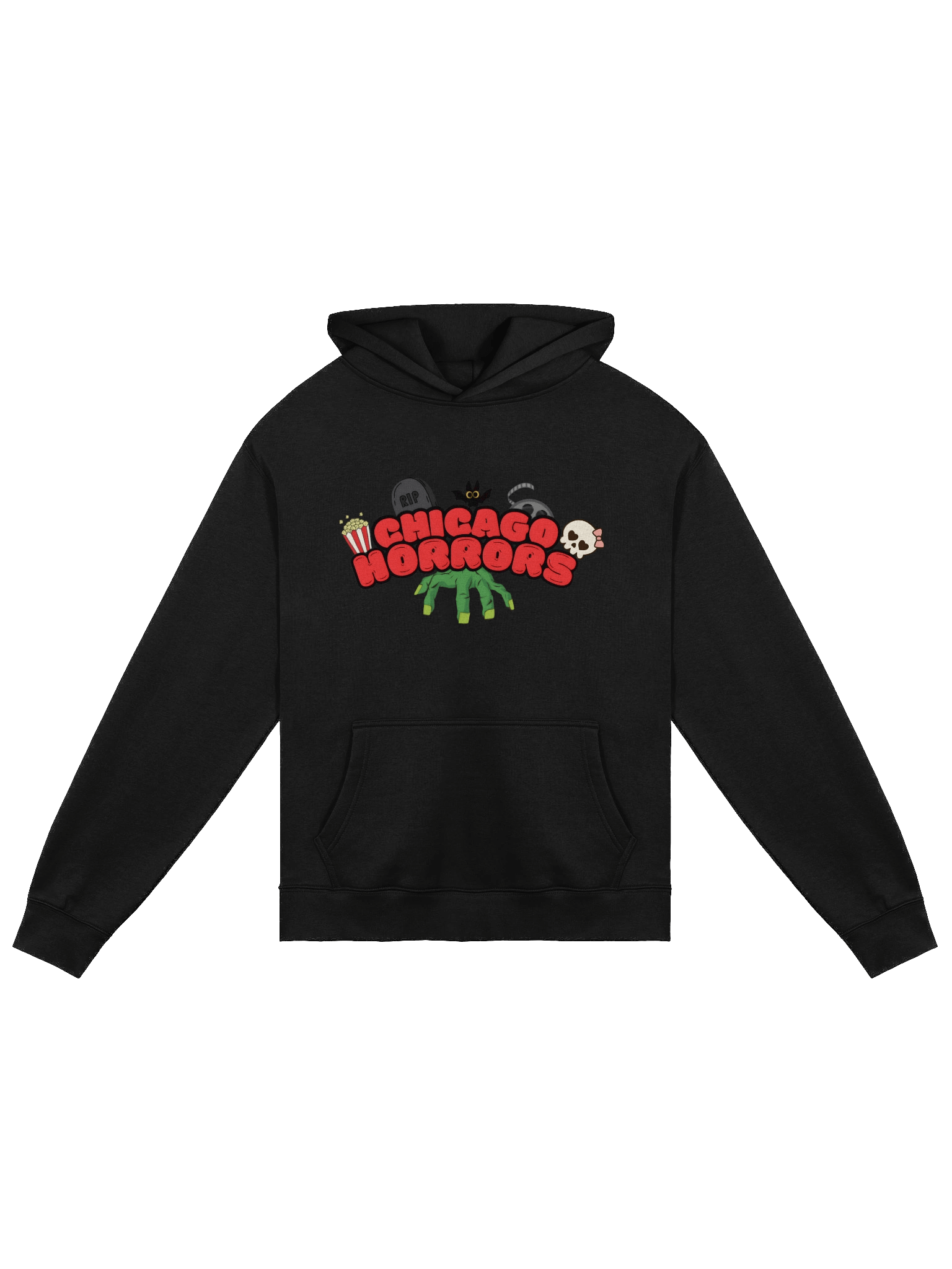 Chicago Horrors Bubble Font Hoodie product image (1)