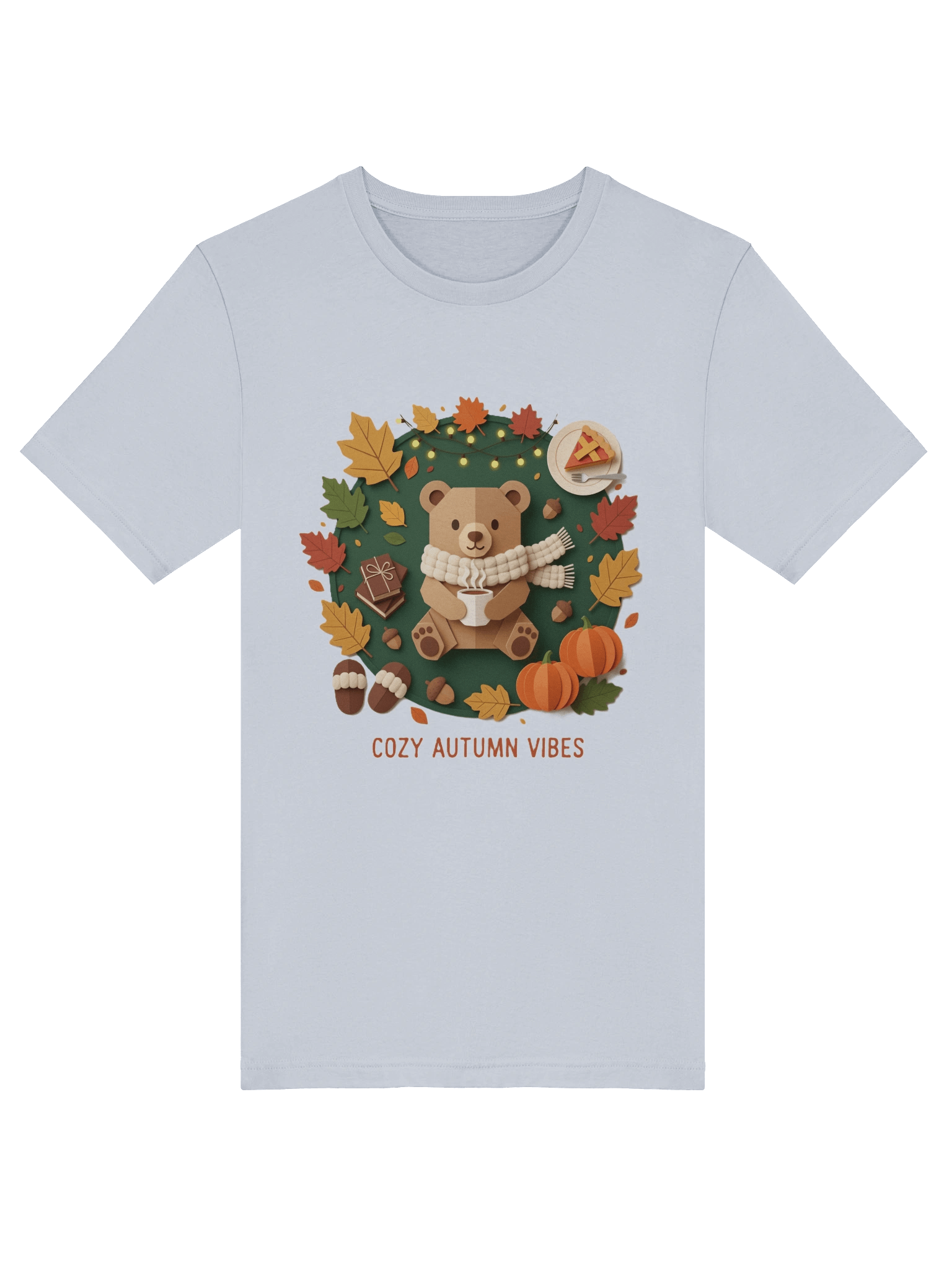 Cozy Autumn Vibes Bear T-Shirt product image (5)
