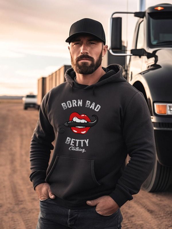Born Bad Betty Hoodie Black product image (1)