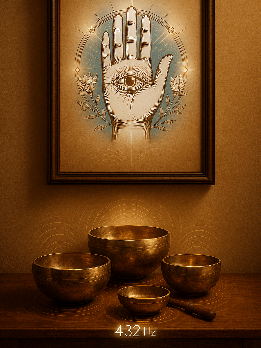 La Mano Sagrada del Ojo Protector - Arte Místico para la Paz Interior y la Protección Energética product image (7)