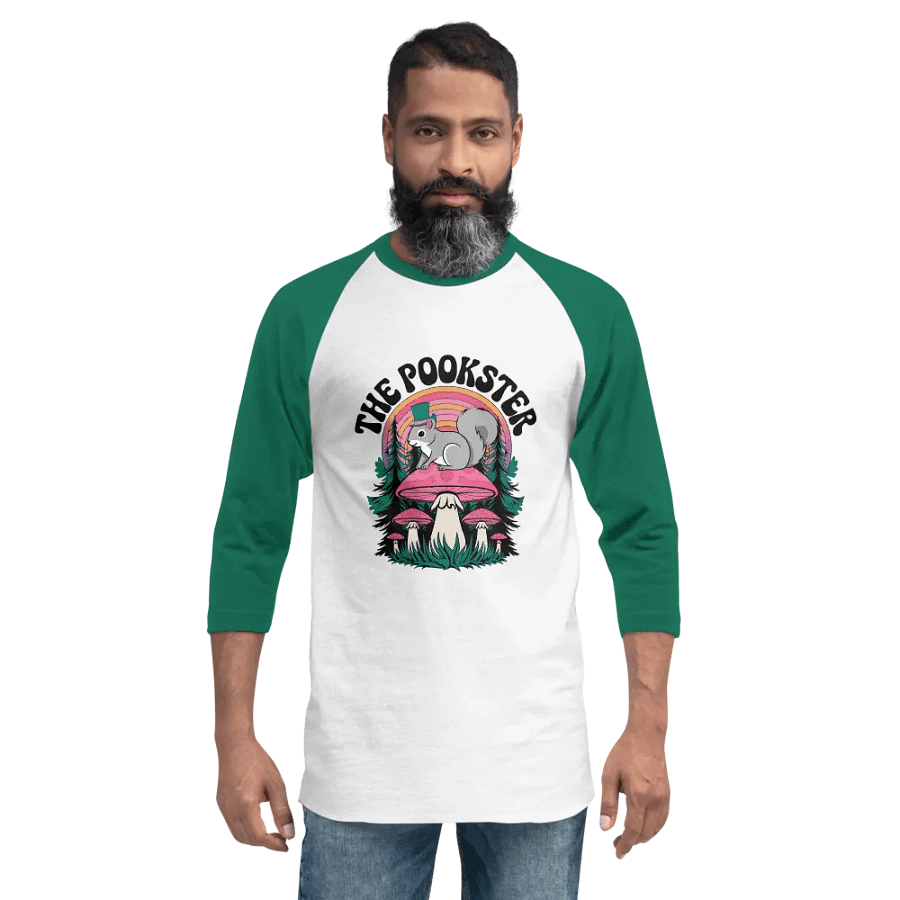 Dapper Squirrel in Wonderland Raglan Tee product image (2)