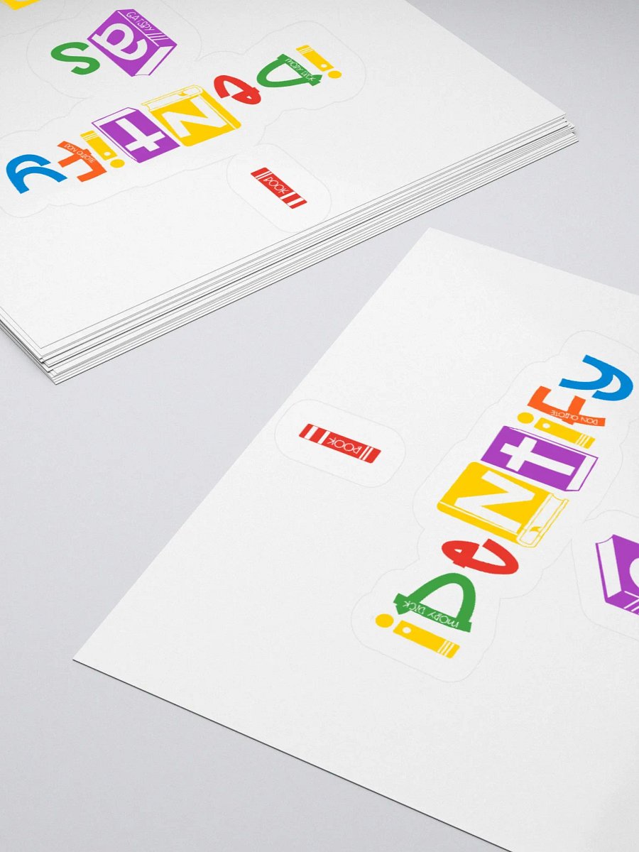 I Identify As Well-Read Sticker product image (12)