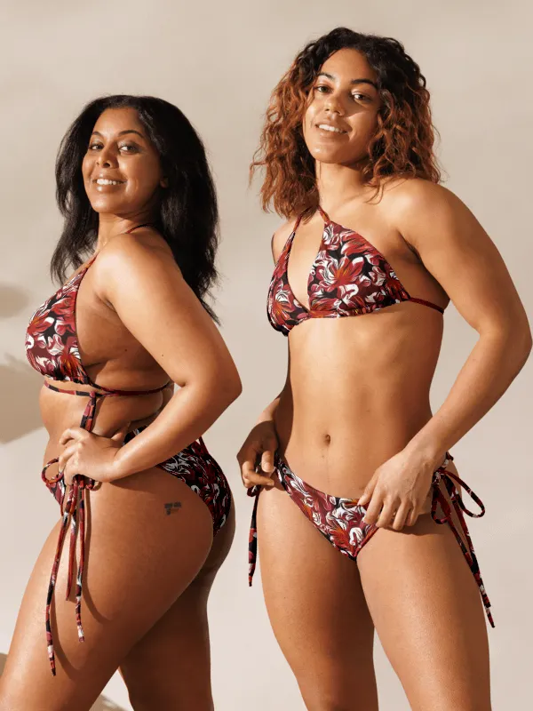 Fire Flower | Recycled String Bikini product image (1)