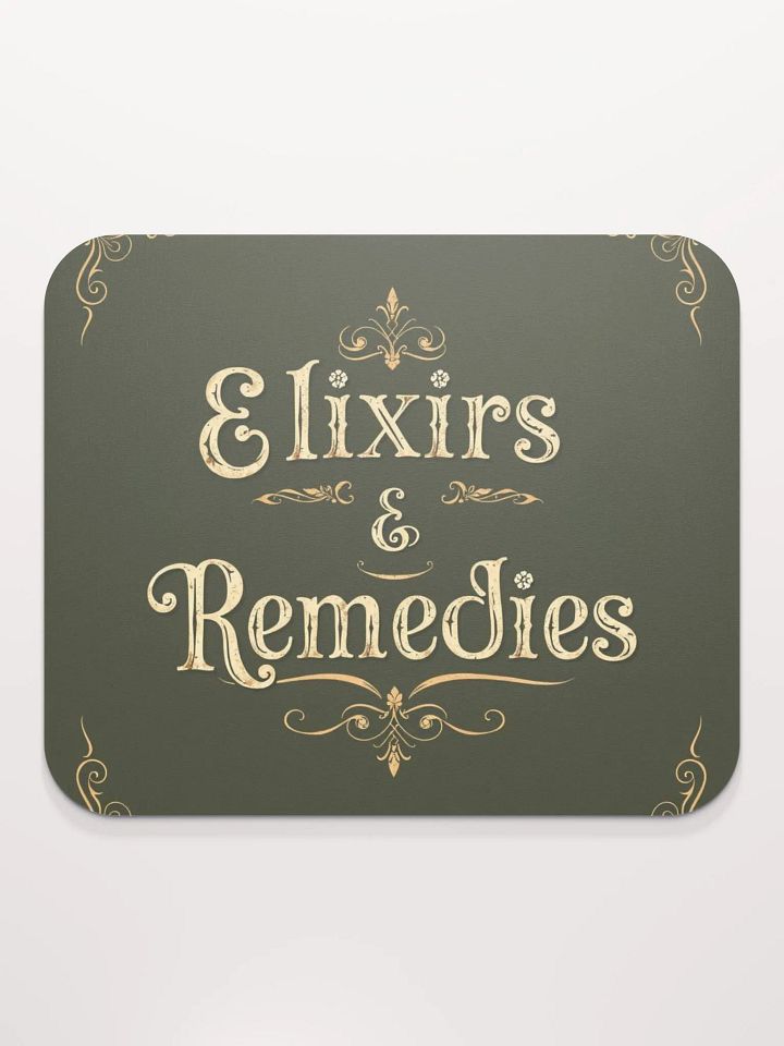 Vintage Elixirs & Remedies Mouse Pad product image (2)
