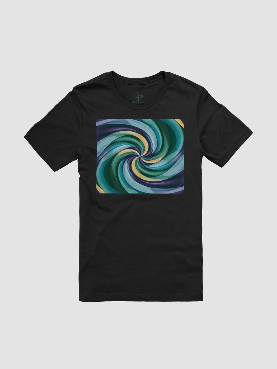 Graphic Grove Unisex Abstract Spiral T-Shirt - Vibrant Art on Supersoft Cotton product image (3)