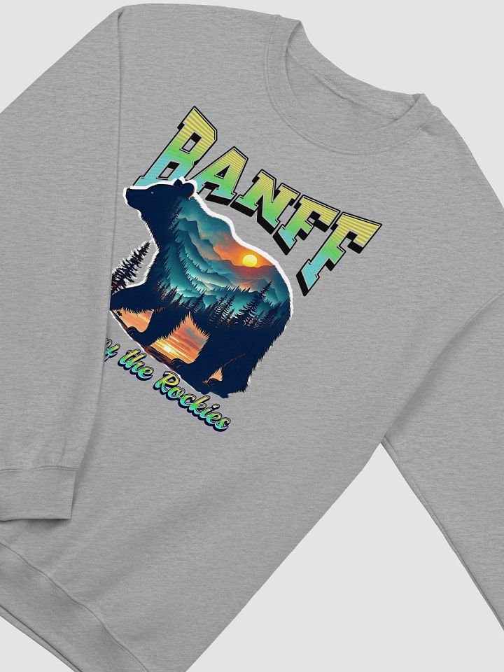 Banff Jewel Of The Rockies Bear Air-Spun Classic Crewneck product image (2)