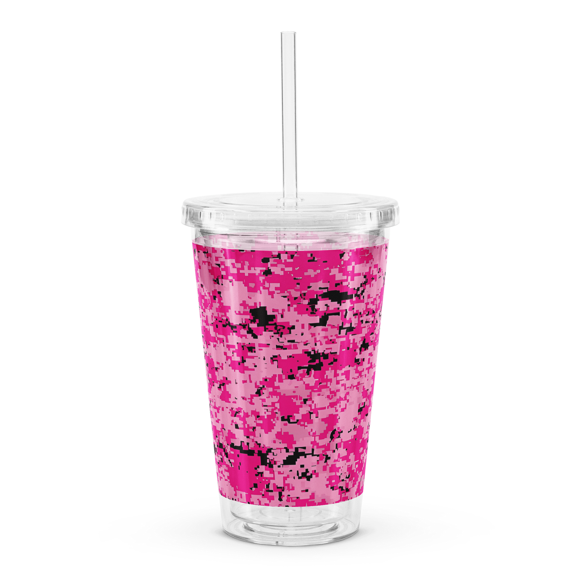 Pixelated Pink Camo Double Wall Tumbler product image (3)