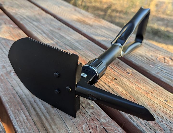 Collapsible Rockhounding Shovel for With Pickaxe and Shovel Head product image (2)