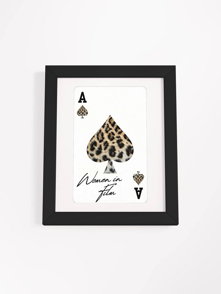 WIF PLAYING CARD FRAMED POSTER product image (5)