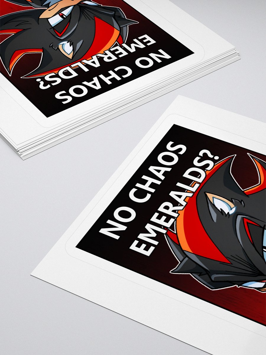 No Chaos Emeralds Sticker product image (4)