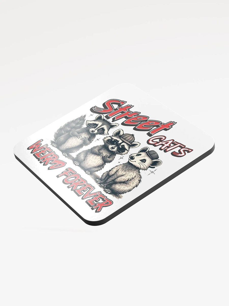 Street Cats Weird Forever Raccoon Coaster product image (4)