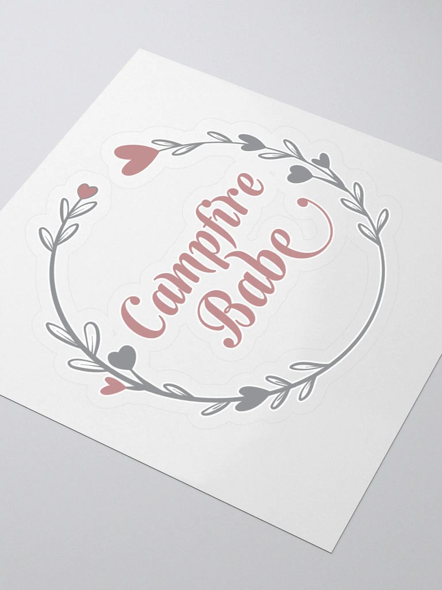 Campfire Babe Floral Wreath Stickers product image (3)